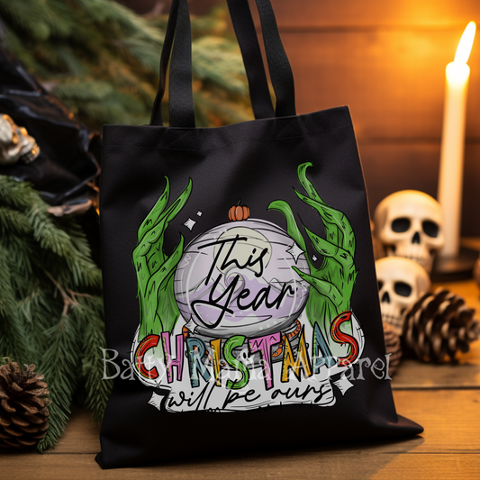 Christmas will be ours tote